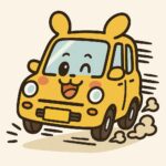軽自動車黄色RUN